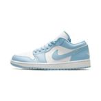 Air Jordan 1 Low White Ice Blue - Maat 41 EU, Kleding | Heren, Ophalen of Verzenden, Nieuw, Jordan