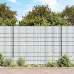 vidaXL Tuinschermen 10 st 252,5x19 m PVC lichtgrijs, Tuin en Terras, Verzenden, Nieuw, Kunststof, Minder dan 1 meter