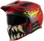 Bogotto Radic Bestia 22.06 Zwart Rood Geel Jethelm, Motoren, Jethelm, XXL, Nieuw met kaartje, Overige merken