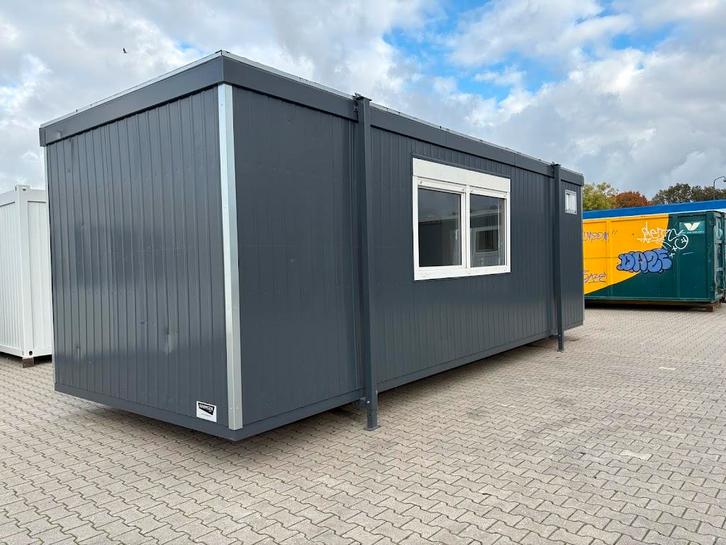 kantoorunit 8x3 met toilet en keukenblok, Zakelijke goederen, Machines en Bouw | Keten en Containers, Ophalen of Verzenden
