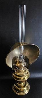 Olielamp - Koper, Messing - Victoriaans pianolamp, Antiek en Kunst