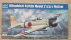 Trumpeter 02405 Mitsubishi A6M2b Zero 1:24, Hobby en Vrije tijd, Modelbouw | Vliegtuigen en Helikopters, Nieuw, Verzenden