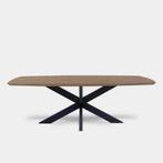 Tafel Deens Ovaal Eikenhout  Matrix  180x90, Huis en Inrichting, Tafels | Eettafels, Nieuw