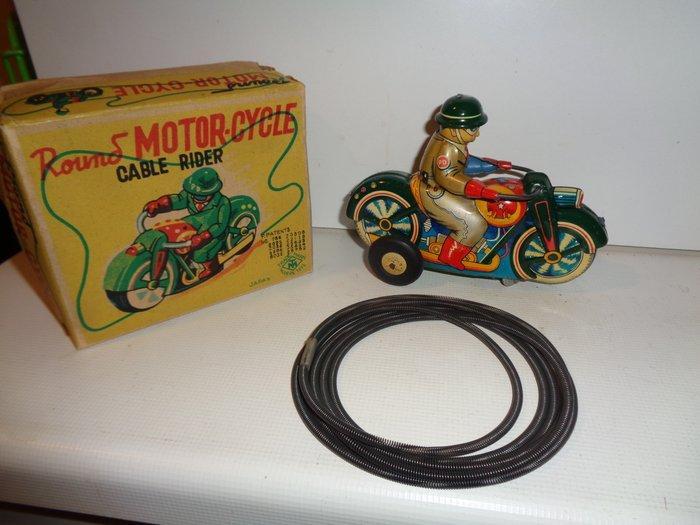 Modern speelgoed - Blikken speelgoed - Round Motor-Cycle, Antiek en Kunst, Antiek | Speelgoed