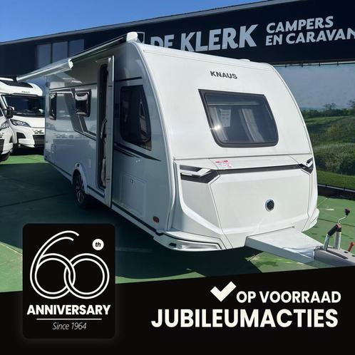 Knaus KNAUS  SUDWIND 500 QDK 60 Year E Power All-in Deals, Caravans en Kamperen, Caravans, 1000 - 1250 kg, Knaus, 7 tot 8 meter