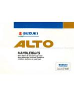 2002 SUZUKI ALTO INSTRUCTIEBOEKJE NEDERLANDS