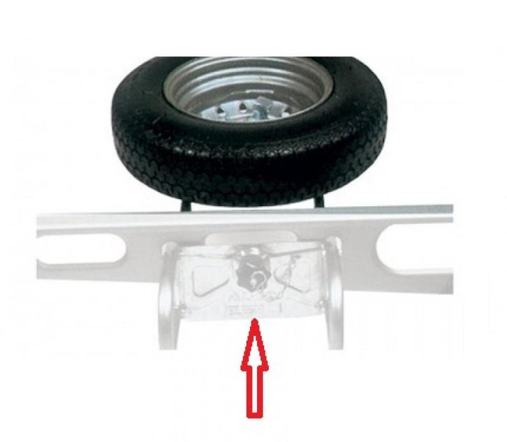 AL-KO Reservewielhouder EH1 Bevestingsplaat, Doe-het-zelf en Verbouw, Elektra en Kabels, Ophalen of Verzenden