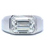 Zonder Minimumprijs - Ring Platina -  5.07ct. tw. Diamant