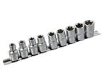 E-Torxdoppen Set Met Doppenrail - 1/2 - Inwendige Torxdopp, Ophalen of Verzenden, Nieuw