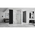 REA Douchewand - Veiligheidsglas - Chroom - 120 cm - Anti..., Ophalen of Verzenden, Nieuw