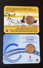 Slowakije. 2 Euro 2009/2023 10 Years EMU + Stagecoaches