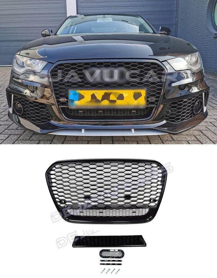 RS6 Look Front Grill voor Audi A6 C7 4G / S line / S6, Auto diversen, Tuning en Styling, Ophalen of Verzenden