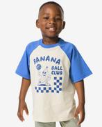 HEMA Kinder T-shirt geblokt blauw, Verzenden, Nieuw