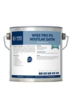 Wixx PRO PU Houtlak Satin RAL 7021 | Zwartgrijs 2.5L, Doe-het-zelf en Verbouw, Verf, Beits en Lak, Verzenden, Zwart, Nieuw, Lak