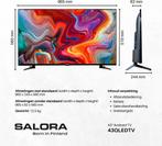 Salora 43QLEDTV - 43 Inch - 4K QLED - Smart TV - Televisie, Verzenden, Nieuw