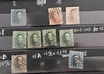 België 1849/1863 - 9 van de eerste Belgische postzegels :, Postzegels en Munten, Postzegels | Europa | België, Gestempeld