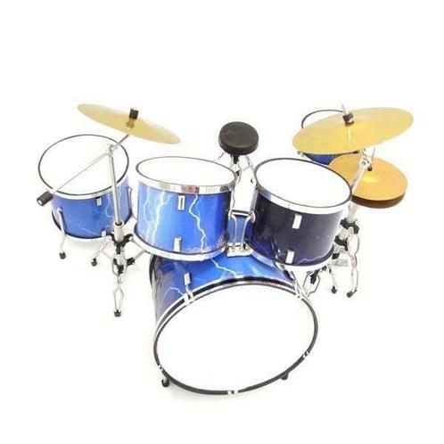 Miniatuur decoratief lightning drumstel, Verzamelen, Muziek, Artiesten en Beroemdheden, Overige typen, Nieuw, Ophalen of Verzenden