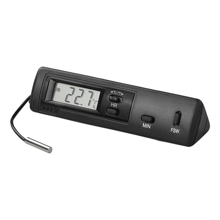 ProPlus Thermometer auto - binnen/buiten temperatuur - zwart, Auto diversen, Auto-accessoires, Nieuw, Ophalen of Verzenden