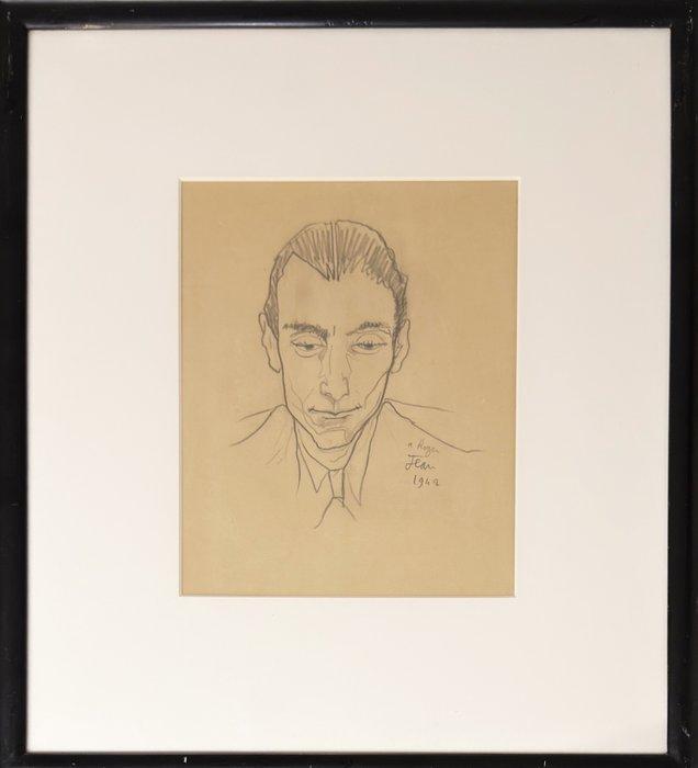 Jean Cocteau (1889-1963) - Portrait de Roger Lannes, Antiek en Kunst, Kunst | Designobjecten