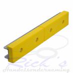 Bootkussen kunststof geel 100×600 mm op U profiel, Watersport en Boten, Ophalen of Verzenden, Nieuw