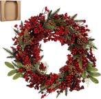 2dekans | House of Seasons Barney Kerstkrans - Ø50 cm -, Ophalen of Verzenden, Zo goed als nieuw