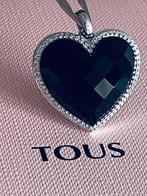 Tous - Hanger - 18 karaat Witgoud -  0.20ct. tw. Onyx -