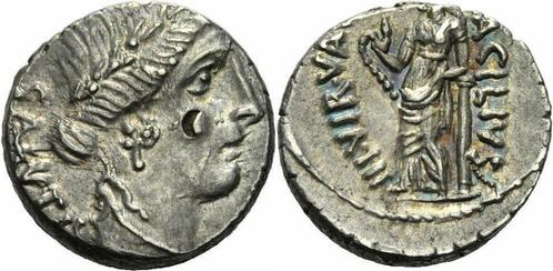 49 v Chr Rom Republik Acilius Glabrio Denar Rom 49 Salus..., Postzegels en Munten, Munten | Europa | Niet-Euromunten, Verzenden