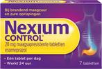 NEXIUM CONTROL BIJ BRANDEND MAAGZUUR TABLETTEN DOOSJE 7 ST.., Verzenden, Nieuw