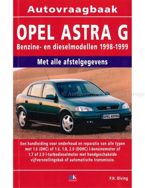 1997 - 1999 OPEL ASTRA G VRAAGBAAK NEDERLANDS, Auto diversen, Handleidingen en Instructieboekjes