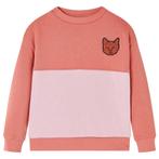 vidaXL Kindertrui blokontwerp 104 roze, Verzenden, Nieuw
