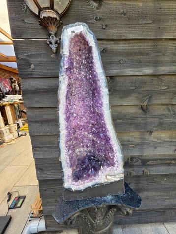XL Amethist Geode Amethist - Hoogte: 57.5 cm - Breedte: 24 beschikbaar voor biedingen