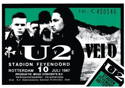 Posters - Poster U2 - Horizontaal, Verzamelen, Muziek, Artiesten en Beroemdheden, Zo goed als nieuw, Verzenden