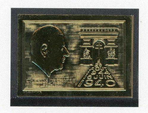 Frankrijk - Charles De Gaulle, zeldzame inleg, gelimiteerde, Postzegels en Munten, Postzegels | Europa | Frankrijk