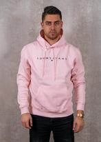 -30% Tommy Hilfiger  Tommy Hilfiger Reg linear logo hoodie, Kleding | Heren, Verzenden, Nieuw, Roze