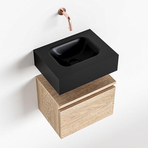 MONDIAZ ANDOR 40cm toiletmeubel washed oak. LEX 40cm, Doe-het-zelf en Verbouw, Sanitair, Bad, Nieuw, Ophalen of Verzenden