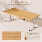 FLEXISPOT In hoogte verstelbaar bureau, 200 x 80 cm, met 2 s, Verzenden, Zo goed als nieuw