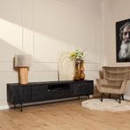 Tv meubel Brandy Black | 220 cm, Nieuw, Ophalen of Verzenden