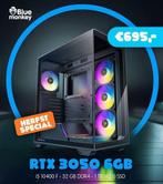 Nieuwe RGB game PC i5  - RTX 3050 - 32 GB - 1 TB m2.0 SSD, Computers en Software, Desktop Pc's, Blue Monkey, 32 GB, Virtual Reality