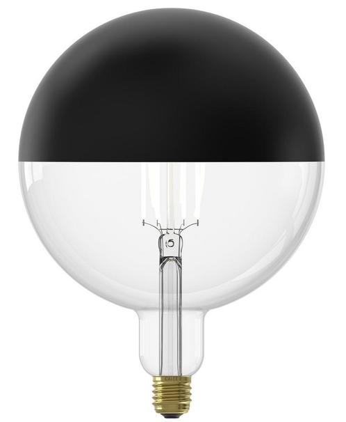 Calex LED XXL G200 Kopspiegel Zwart E27 6W 360lm 1800K di..., Huis en Inrichting, Lampen | Overige, Nieuw, Ophalen of Verzenden