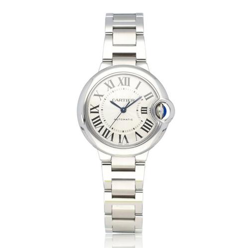 Cartier Ballon Bleu 33mm WSBB0044 uit 2022, Sieraden, Tassen en Uiterlijk, Horloges | Dames, Polshorloge, Gebruikt, Verzenden