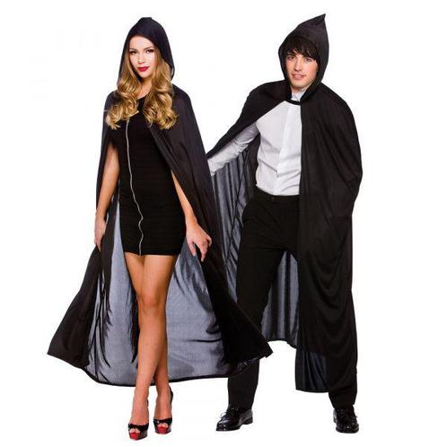 Cape met capuchon (132cm), Hobby en Vrije tijd, Feestartikelen, Feestartikel, Nieuw, Verzenden