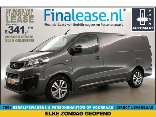 Peugeot Expert 2.0 BlueHDI 145PK L3H1 AUT 360 Cam LED €341pm, Auto's, Bestelauto's, Lease, Automaat, Diesel, Peugeot, Zilver of Grijs
