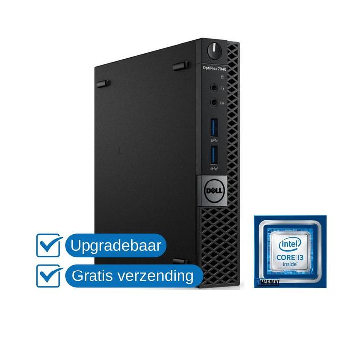 Dell Optiplex 7040 MFF i3-6100T 8GB DDR4 256GB SSD, Computers en Software, Desktop Pc's, 3 tot 4 Ghz, SSD, Gebruikt, 8 GB, Ophalen of Verzenden