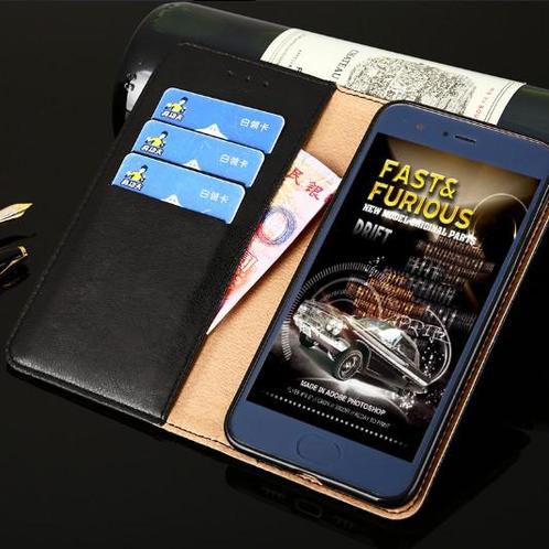 DrPhone Xperia XZ2 Flip Cover - Kaart Case met briefvak [Sta, Telecommunicatie, Mobiele telefoons | Sony, Verzenden