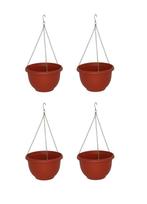 HANGENDE PLANTENBAK BLOEMPOT MET KETTING diameter 25cm-se..., Verzenden, Nieuw