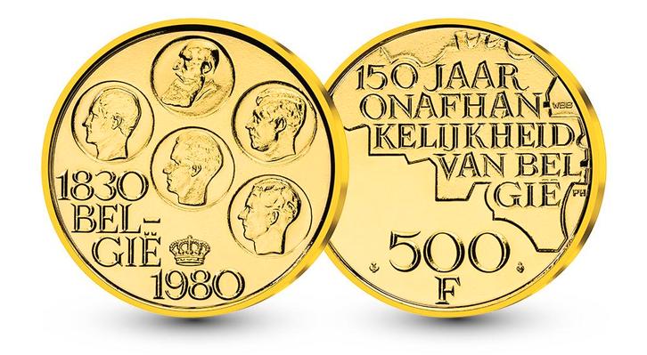 Het allereerste vlaamse 500 frank stuk uit 1980!, Postzegels en Munten, Munten | Nederland, Verzenden