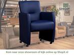 Leren eetkamerstoel Pleasure - Toledo Kobalt (blauw) -, Huis en Inrichting, Stoelen, Eigentijds, Modern, Blauw, Nieuw, Leer