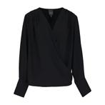 Access Fashion • zwarte overslag blouse • XL, Kleding | Dames, Verzenden, Zwart, Maat 46/48 (XL) of groter, Access Fashion