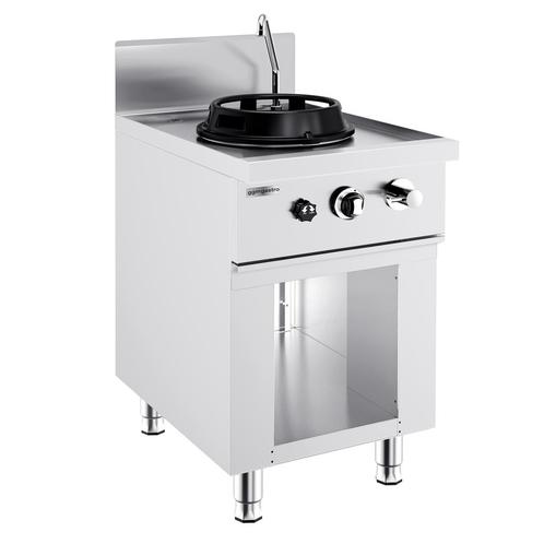 GGM Gastro | Gas wok fornuis - 15 kW - 1-pits - incl. 1 mini, Witgoed en Apparatuur, Fornuizen, Inbouw, Nieuw, Verzenden