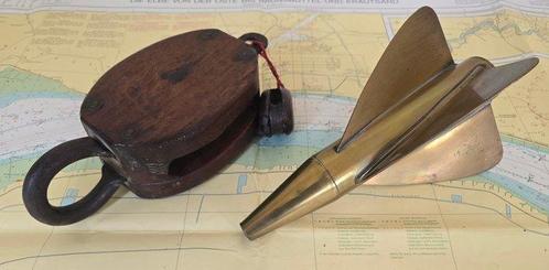 Maritieme objecten (3) - Hout, Koper, Antiek en Kunst, Antiek | Wandborden en Tegels